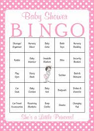 Download and print these baby shower bingo cards to play at the baby shower you are having. Princess Baby Shower Game Download For Girl Baby Bingo Celebrate Life Crafts