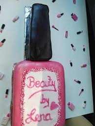 Nagellack Torte Fondant Beauty Glitzer Rosa Pink Lippenstift Puder Parfum Pinker Lippenstift Torte Ohne Backen Nagellack