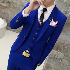 Anzug farbe blau hemd weiß krawatte grau schuhe braun hellbraun anzug ideen zum style. Smoking Anzug Hochzeit Buhne Sakko Slim Fit Herren Hochzeitsanzug In Blau