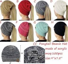 Machine knitting has long been a common pastime. Supply Ladies Woollen Hat With Knitted Ponytail Hat Label By Ebay Aliexpress