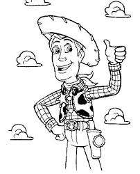 Toy story coloring pages can be useful for teachers and parents who cares about kids development coloring page resolution: Sheriff Woody From Disney Toy Story Coloring Page Sheriff Woody Coloring Home