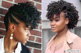 How To Style Short Natural Hair 20 Hairstyle Ideas Thrivenaija Short Natural Hair Styles Natural Hair Styles Natural Hair Bun Styles