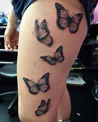 Black And Grey Butterfly Tattoo Designs 28 Beautiful Black And Grey Butterfly Tattoos Tattooblend Butterfly Leg Tattoos Realistic Butterfly Tattoo Butterfly Tattoos For Women