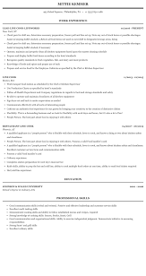 Line Cook Resume Sample Mintresume