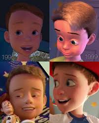 Andy Davis (Kid) 1995-2019 Andys design has probably been the most  inconsistent of any Toy Story character between all the films. Well, his  mom is probably a little less consistent actually. My