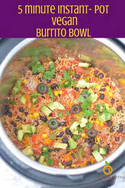 Instant Pot Vegan Burrito Bowl Recipe Instant Pot Recipes Vegetarian Vegan Instant Pot Recipes Vegetarian Instant Pot