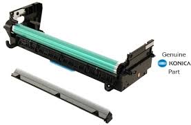 The cleaning blade removes all toner that is not transferred from the photoconductor and carries it through the recycle duct to the developing unit. Konica Minolta A2a103d Dr411 Dr 411 Drum Photoconductor Bizhub 223 283 363 423 36 42 Sun Data Supply