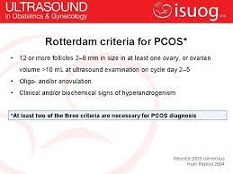The rotterdam criteria for polycystic ovary syndrome. Uog Journal Club August 2012 Polycystic Ovaries At