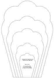 Cut along the curved lines. Large Flower Petals Paper Flower Printable Templates Paper Flower Backdrop Giant Paper Flowers