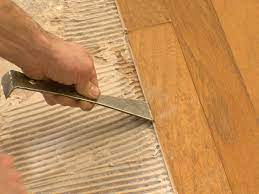 You will lay the flooring lengthwise to this wall. How To Install Engineered Wood Over Concrete How Tos Diy