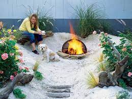 How To Make A Beach Backyard Beach Small Backyard Landscaping Backyard Fire