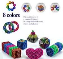 Educational Toys Stress Relief Magnetic Balls 216pcs 5mm Magnetic Stress  Relief Balls Magnet Cube Ball Magnetic