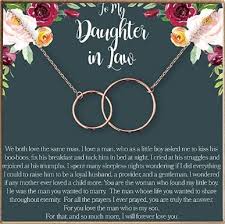 Your gifts for daughter options include engraved gifts, or you can personalize jewelry, home décor, or travel gear she'll adore. 7 Best Gifts For Your Daughter In Law Daughtersdaywishes Com
