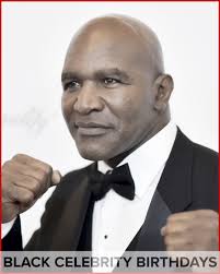 Evander Holyfield is already 60 years old. He's got a helluva body, doesn't  he?