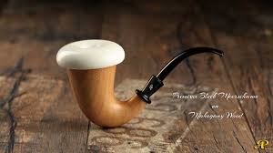 By fred bass whenever the discussion starts on meerschaum pipes, the most frequent topic for you've been smoking the pipe for a few months and have only a slight blush of color starting on the. Altinokpipes Com Mahogany Calabash Pipe With Block Meerschaum Bowl
