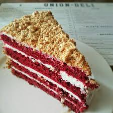 This cake was much easier to make than it. Red Velvet Cake Picture Of Union Deli Jakarta Tripadvisor