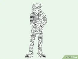 How to draw predator step by step for kids! How To Draw The Predator With Pictures Wikihow