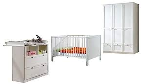 Babybett aus holz, weiss lasiert. Wimex 318383 Set Babyzimmer Filou 3 Teilig Bestehend Aus Kleiderschrank 135cm Babybett 70 X 140cm Wickelkommode Alpinweiss Babyzimmer Wickelkommode Babybett