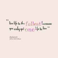 You Only Live One Life Quotes Quotesgram