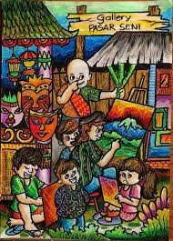 Drawing Painting Drawing Painting Ilustrasi Seni Krayon Buku Gambar