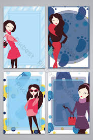 أزياء مول ملابس الترويجية الكرتون صورة الخلفية Pikbest Backgrounds Fresh In 2020 Cartoon Styles Cartoon Mall Outfit