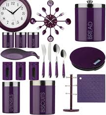 Rpka45 Remarkable Purple Kitchen Accessories Wtsenates