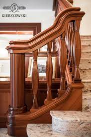 Carved Railing Stair Decor Wooden Staircase Railing Door Design Interior