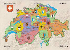 Die freie und zeitlich unbeschränkte. Map Of Swiss Cantons Karte Der Schweizer Kantons Carte Des Cantons Suisses Karte Schweiz Landkarte Schweiz Zermatt