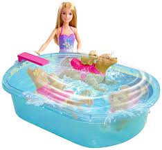 Cadeau Noel Liste 4 Ans Enfant Barbie Chien Piscine Jouet Fille Barbie Mattel Barbie