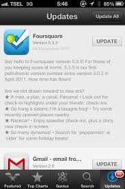 4sq New Foursquare Apps For Ios Update Version 5 3 5 Grab It Via Apps Store Four Square Ios Update App