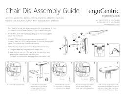 Task Chair Disassembly Instructions Ergocentric