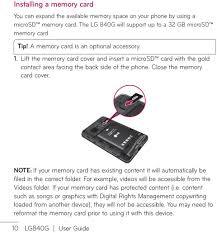 When you receive your email with your unique lg unlocking codes, you may see there's actually more than one . English Espanol User Guide Lg 840g Pdf Free Download