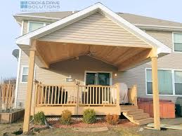 Includes illustrations that show roofs have hip rafters, ridge boards, jack rafters, and more. New Roof Over Existing Deck Deck And Drive Solutions Iowa Deck Builder