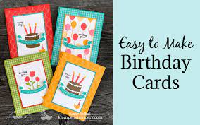 Peruse these homemade birthday card ideas to get inspired. Diy Birthday Card Ideas You Can Make Easily Klompen Stampers