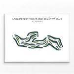 Buy the best printed golf course Lake Forest Yacht & Country Club ...
