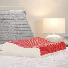 Sealy Memory Foam Hydraluxe Gel Red Contour Pillow Contour Pillow Pillows Bed Pillows