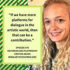070: Art & politics, then and now. Historian and playwright Cristina Bejan  chronicles the Criterion Association.