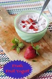 How To Make Fruit Yogurt Momables Recipe Fresh Fruit Recipes Fruit Yogurt Food