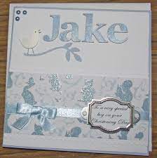 Here is the card that i made for my nephew's baptism. Baby Girl Handmade Christening Cards Novocom Top