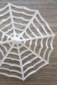 Determine and measure where you will be placing your spider web so you know what size yarn to cut. How To Make A Paper Spider Web Simply Being Mommy