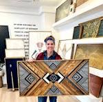 Classic Mixed with Modern Wood Mosaic Art: Continuum