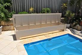 10 Charming Diy Outdoor Storage Ideas Pool Cover Backyard Pool Hidden Pool