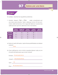 Hoy en día, estudiar una carrera no sirve únicamente para demostrar que has sido capaz de estudiar una carrera en otro país, sino también para otorgar ese toque de distinción en tu currículum vitae a la hora de ser un elegido para el puesto de trabajo para el que has estado estudiando toda tu vida. Vamos Por Una Beca Desafios Matematicos Bloque 5 Apoyo Primaria