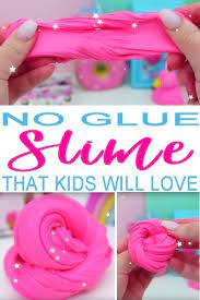 Diy Slime Without Glue Recipe How To Make Homemade Slime Without Glue Or Borax Or Cornstarch Or Flour Recipe Homemade Slime Diy Slime Easy Slime Recipe