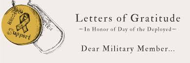 Personal letter and official letters. Letters Of Gratitude Letters To Military Members R Riveter