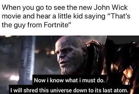 John wick hair looks bad(. Dopl3r Com Memes When You See John Wick And Hear A Kid Saying That S The Guy From Fortnite I Will Shred This Unive