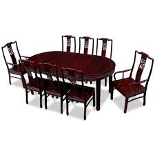 China Furniture Online Rosewood Dining Table 80 Inches Bird And Flower Design Oval Dining Set With 8 Chairs Dar Dining Table Oval Table Dining Rosewood Dining