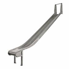 Professional stainless steel slide 200cm platform | EN 1176
