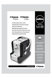 Check spelling or type a new query. Saeco Lavazza A Modo Mio Premium User Manual Pdf Download Manualslib