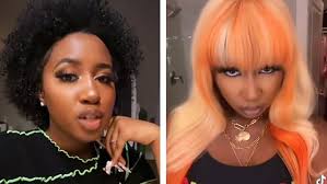 Rapper Baby Tate and Amber Grimes sign